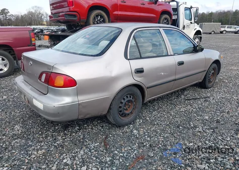 1999 Toyota Corolla Ce из США, поврежденный, VIN 1NXBR12E2XZ193988